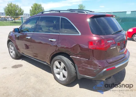 2010 Acura Mdx Technology Package z USA, uszkodzony, nr VIN 2HNYD2H42AH532111